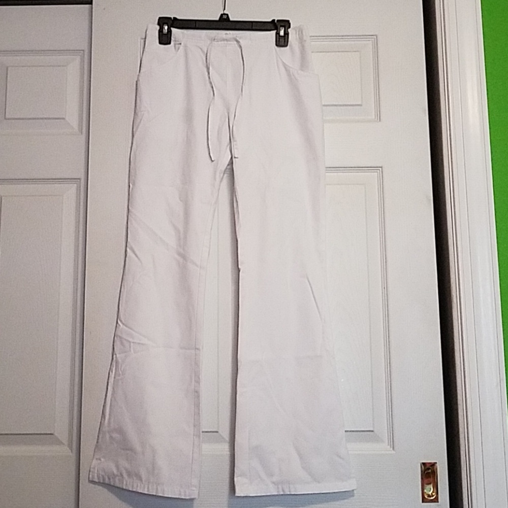 Dickies white scrub pants extra small